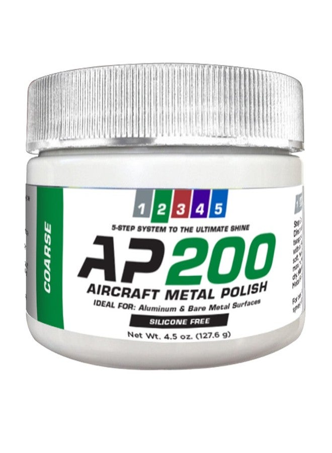 Rolite AP20045z Model AP200 Aircraft Metal Polish, 4.5 oz, Coarse Polish for Airplane Aluminum and Bare Metal Surfaces, Ideal for Aircraft, Low Sling, Professional Aircraft Detailer - Image 1