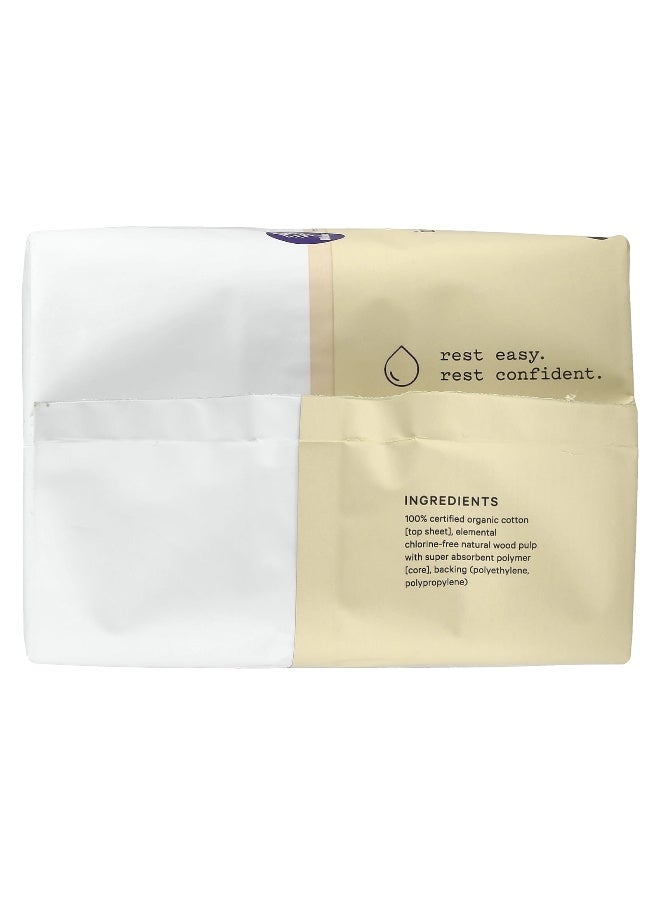 The Honey Pot Company, Non-Herbal Cotton Pads With Wings, Organic Incontinence Overnight , 16 Count - Image 2