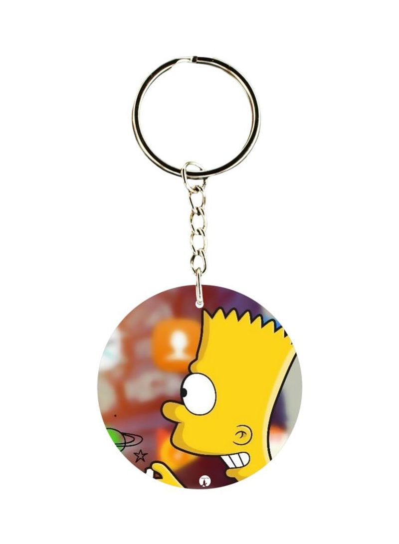 RKN Bart Simpson Character Themed Keychain
