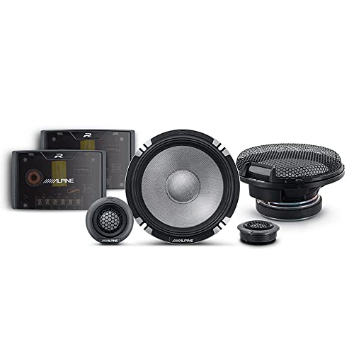 Alpine R2S652 65 RSeries Pro HighResolution 2Way Component Speaker Set Pair - Image 1