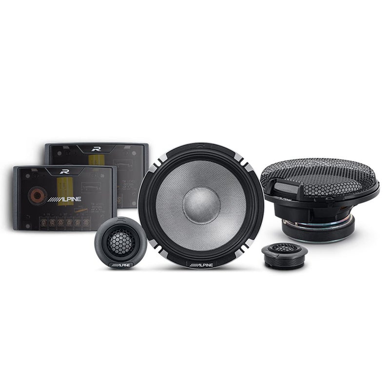 Alpine R2S652 65 RSeries Pro HighResolution 2Way Component Speaker Set Pair - Image 2