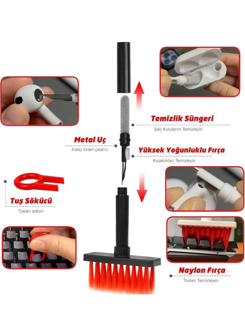 818100076 Keyboard Cleaning Brush 5 Functions