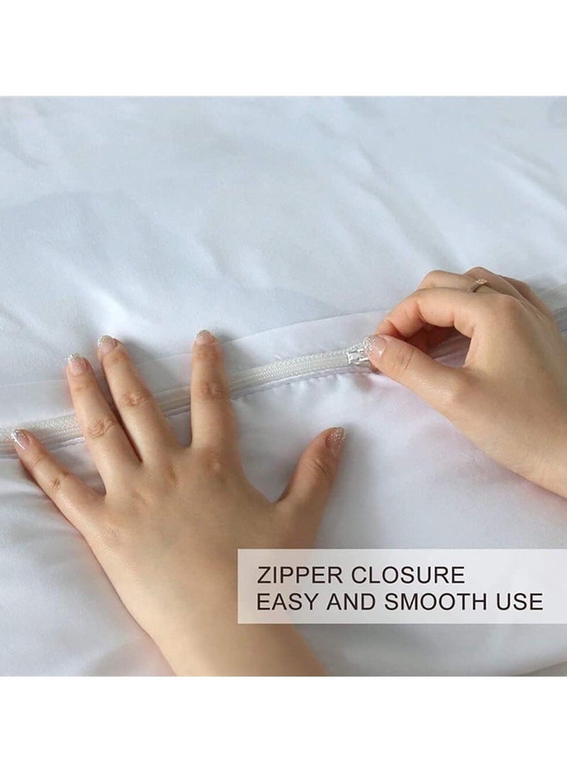 general Cinnamoroll Anime Bedding Set, 3 Piece Cartoon Cute Printed Soft Microfibre Comforter Set with Zip Closure, Gift for Kids, Teenagers and Adults, 1 Duvet Cover and 2 Pillowcases - Image 5