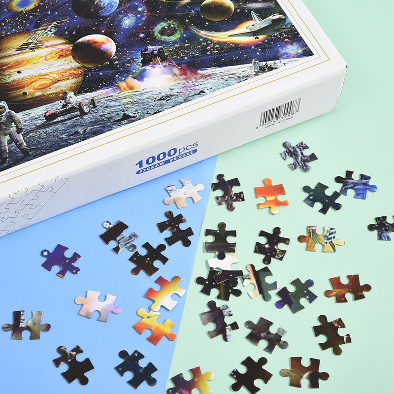 Adult Puzzle 1000 Pieces Of Children'S Toys 500 Pieces Of Landscape Animation Paper Puzzle - Image 5