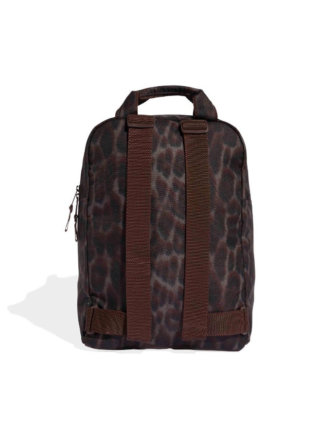 Adidas Linear Essentials Graphic Backpack - Brown - Image 2