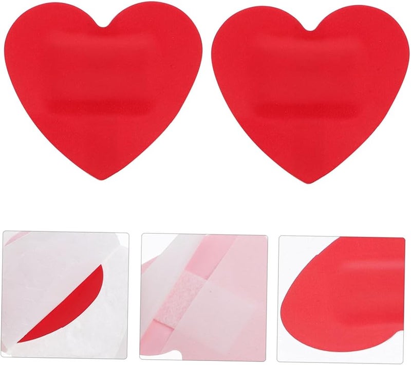 12 قطعة من لصقات القلب المطاطية المريحة المحمولة للعناية بجميع الأعمار - Image 3