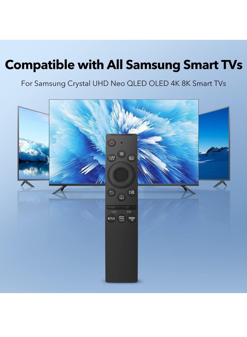 PopZa New Universal Remote Control for Samsung Smart TV by Replacement Compatible with All Samsung Smart TVs LCD LED UHD QLED 4K 8K HDR and More TVs with Netflix and Prime Video Buttons with battery - Image 3