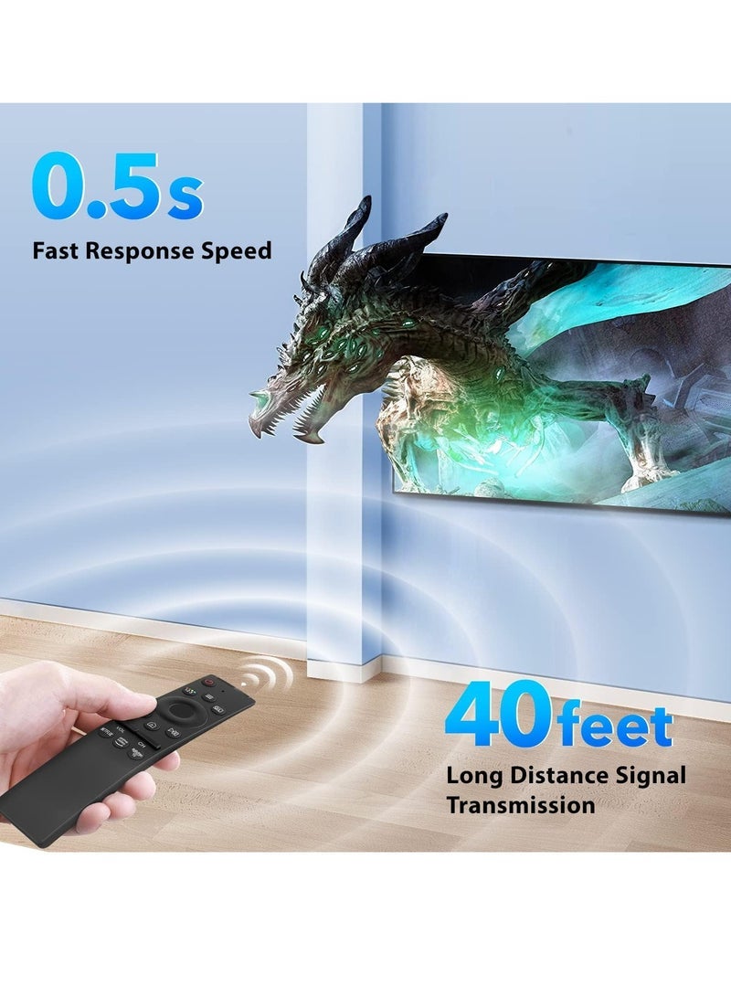 PopZa New Universal Remote Control for Samsung Smart TV by Replacement Compatible with All Samsung Smart TVs LCD LED UHD QLED 4K 8K HDR and More TVs with Netflix and Prime Video Buttons with battery - Image 5