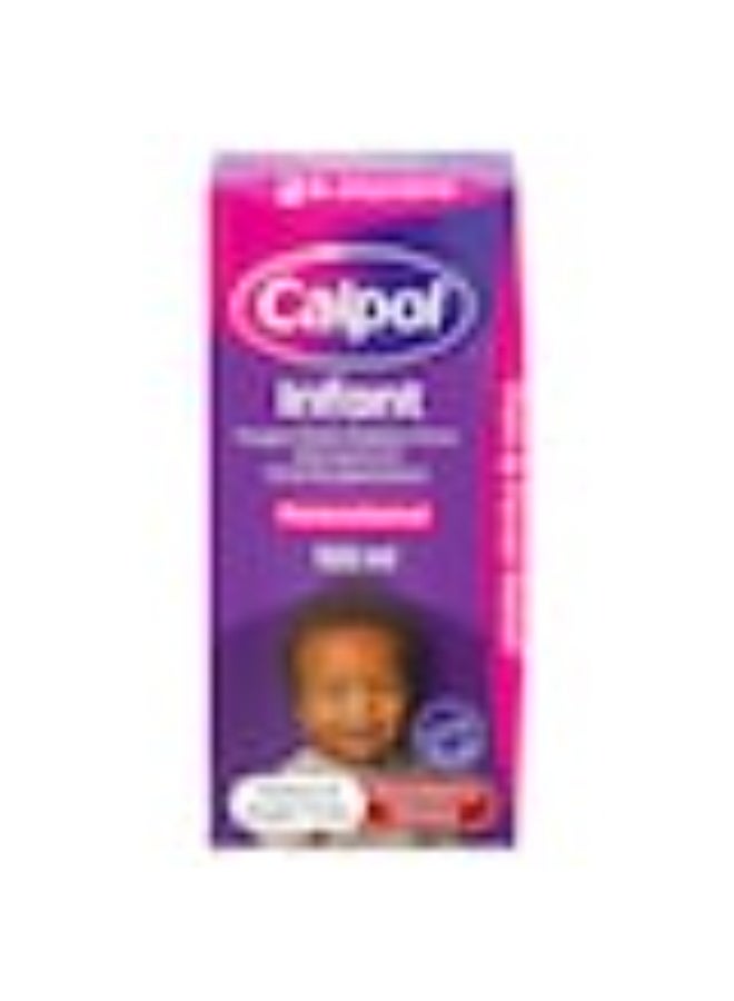 Calpol Infant Oral Suspension - Sugar Free Colour Free 2+ Months 100ml - Image 1
