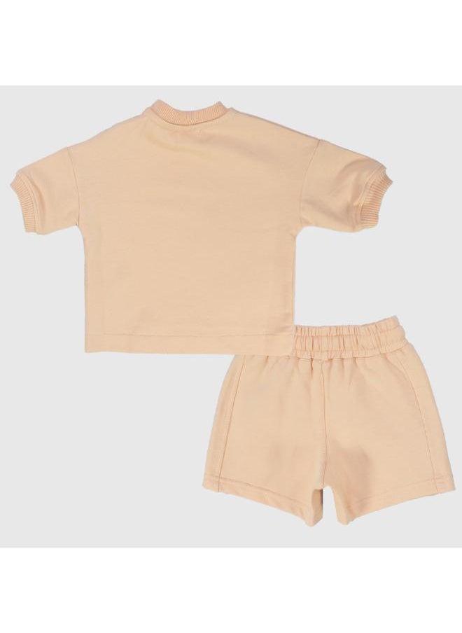playmore - Unisex Salmon 2-Piece Outfit Set - Image 1
