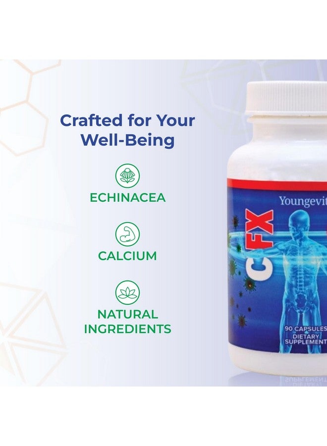 Youngevity C-Fx - Vitamin C 500mg, Echinacea Herb & Root for Immune Support Supplement (90 Capsules) - Image 5