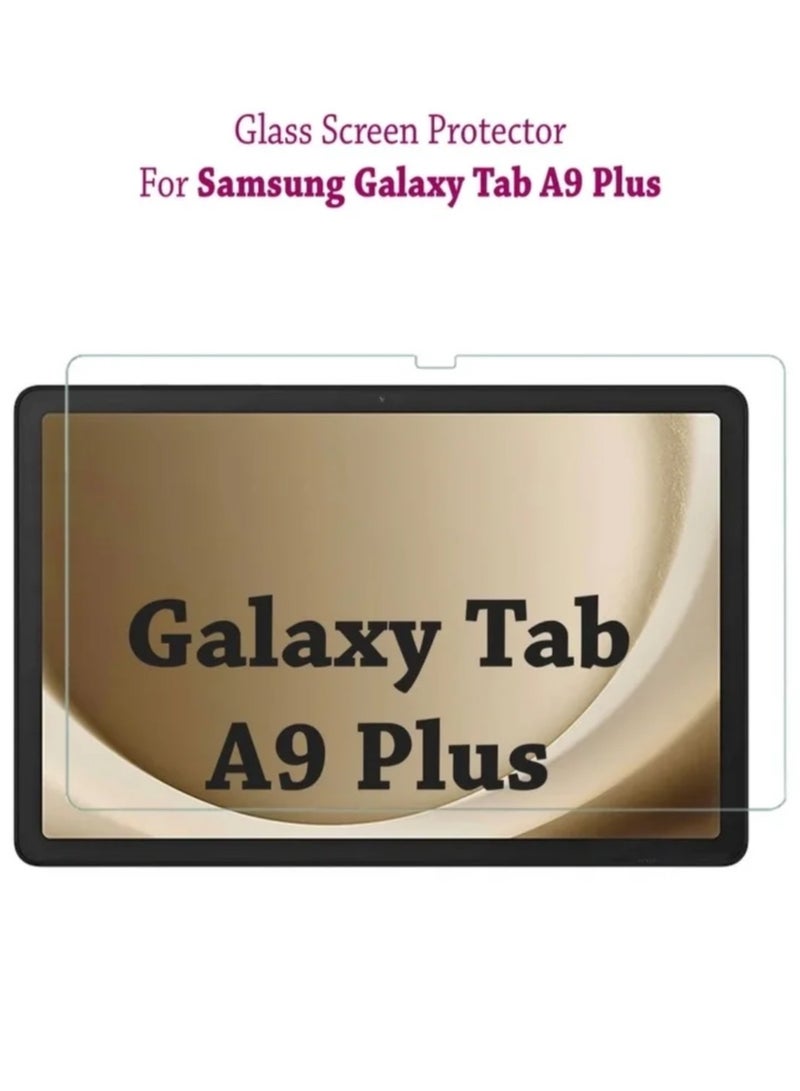 Tablet Screen Protector glass For Samsung Galaxy Tab A9 Plus 11 inch Clear  - Image 1