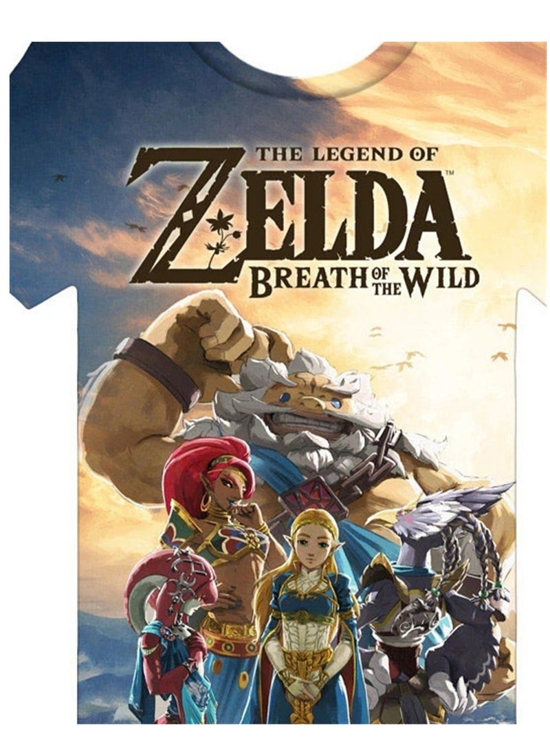 Game Zelda Breath of the Wild 3D digital printing personalized breathable children's T-shirt  - Image 2