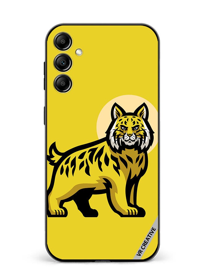 VR CREATIVE Protective Case Cover For Samsung Galaxy M14 Bobcat Design Multicolour - Image 1