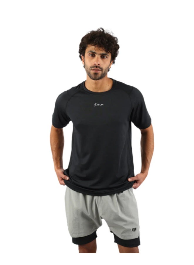 ATUM Energy Flow Men's Black T-Shirt - Image 1