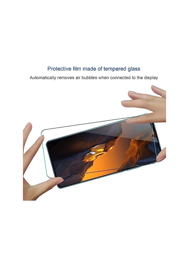 عبوتان متوافقتان مع واقي الشاشة Xiaomi Poco F5 5G مقاس 6.67 بوصة من الزجاج المقسى لهاتف Poco F5 5G 9H مقاوم للخدش وخالي من الفقاعات وسهل التركيب - Image 3