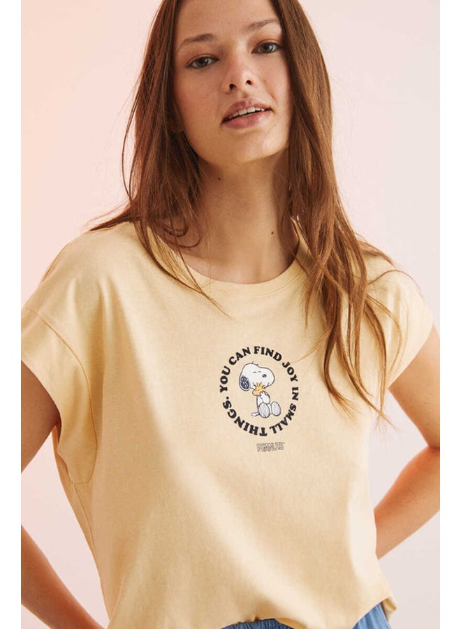 women'secret Snoopy short-sleeved  T-shirt - Image 1