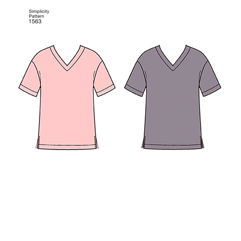 Simplicity US1563A Easy to Sew Teen's, Men's and Women's Pajama Sewing Pattern Kit, Code 1563, Sizes XS-XL - Image 3