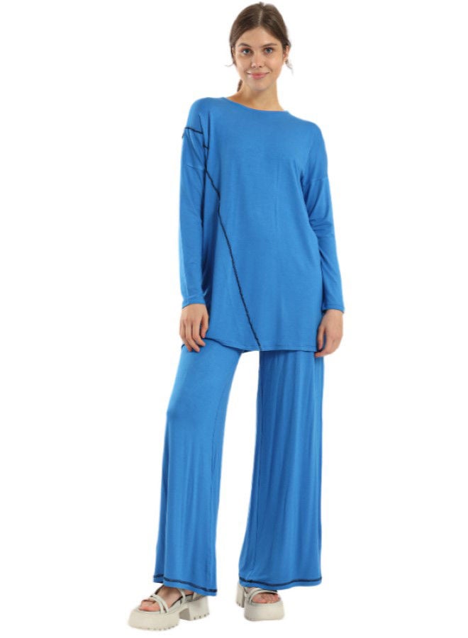 Carina Stitched Line Lounge Top - Image 1