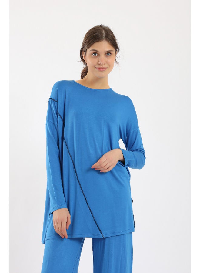 Carina Stitched Line Lounge Top - Image 3