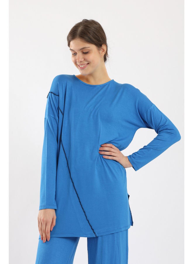 Carina Stitched Line Lounge Top - Image 2