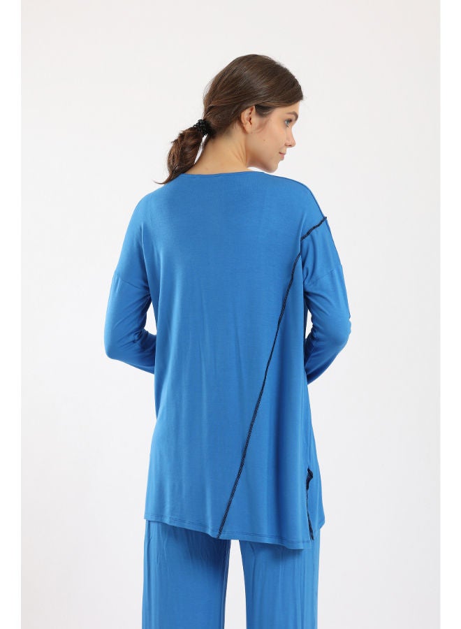 Carina Stitched Line Lounge Top - Image 4