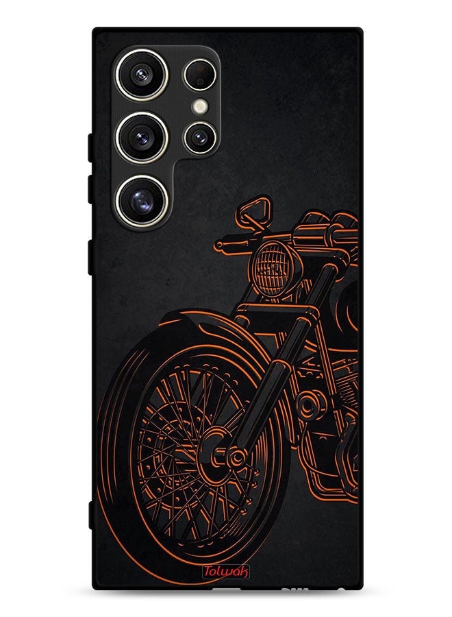 Tolwak Samsung Galaxy S24 Ultra 5G Protective Case Cover Vintage Bike - Image 1