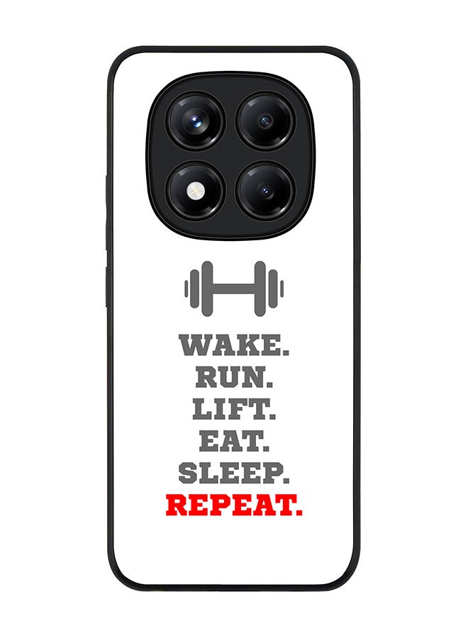 Stylizedd For Xiaomi Redmi Note 14 Pro 5G / X7 5G Case,Slim fit Camera Protection, Shockproof Thin Phone cover  - Routine (White) - Image 1