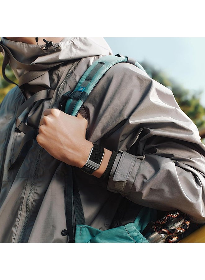 O Ozone حزام رياضي من النايلون لـ WHOOP 5.0، MG، Life | أساور رياضية قابلة للتنفس ومقاومة للماء للنساء والرجال (غير متوافقة مع الجيل 4) - وردي - Image 5