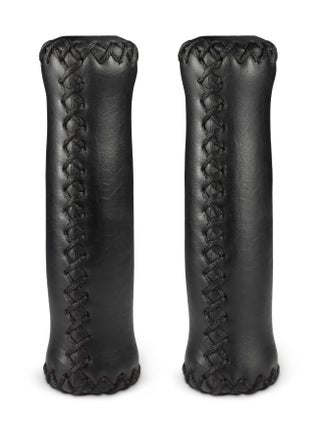 Cruiser Bike Handlebar Grips, Anti-Slip & Comfortable Black Vinyl Leather Grips in 13.5cm with Hand-Stitched Seam for 22.2mm (7/8") Beach Cruiser Bicycle Handlebar for Woman & Man - pzsku/Z0C347812A145190D0289Z/45/_/1720763199/7aafb79a-ccf2-417c-b6f4-15be6474236d