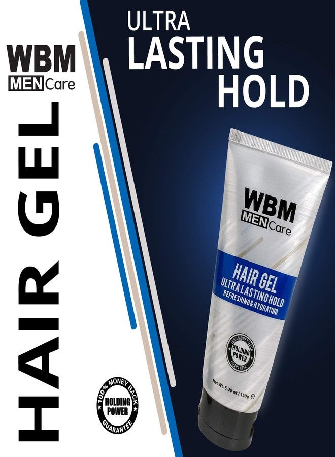 WBM Care Men Styling Hair Gel | Refreshing & Hydrating | for All Hair Types, 5.29 oz - Image 2
