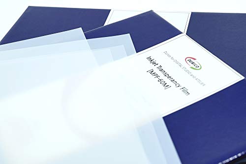 DURIX DURICO Translucent PET 5.3mil (135micron) Inkjet Film in Sheets for Screen Printing (8.5x11 IN/ 50 sheets) - Image 3