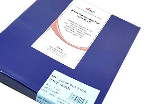 DURIX DURICO Translucent PET 5.3mil (135micron) Inkjet Film in Sheets for Screen Printing (8.5x11 IN/ 50 sheets) - Image 5