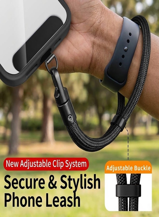 Neyecam Adjustable Phone Wrist Strap with Tether Tabs, Tear-Resistant Polyester Lanyard for Smartphones, Keys, USB – Pink - Image 5