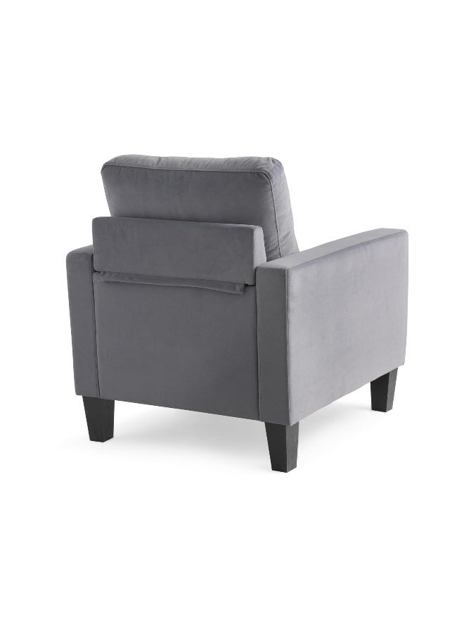Pan Home Albus Single Seater Sofa Dark Grey - Image 4