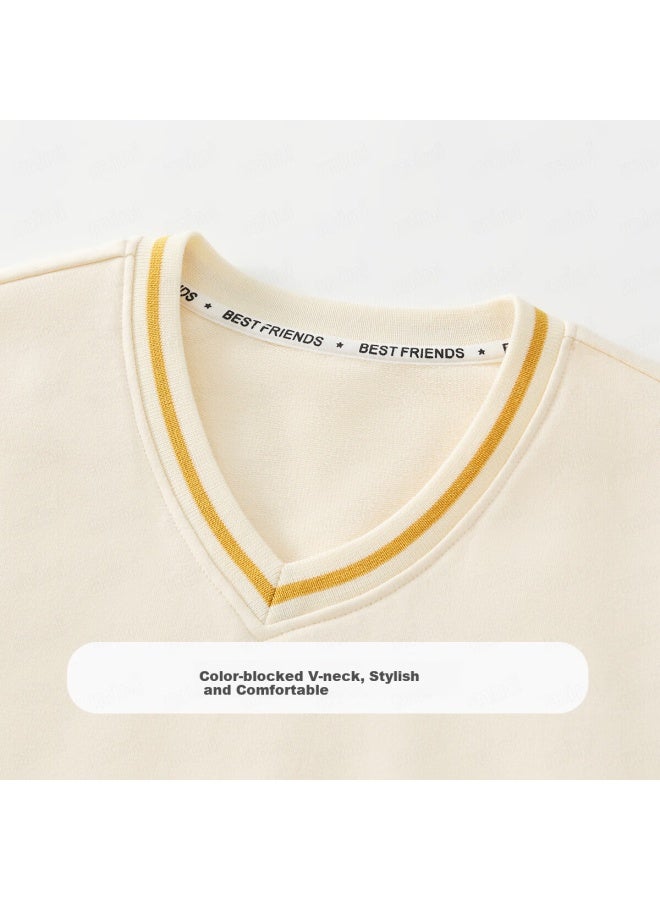 Mqdmini Boys' Vest Children'S Hoodie Vest Inner And Outer Wear All-Match Baby Toddler Top Olive Dinosaur - Image 2