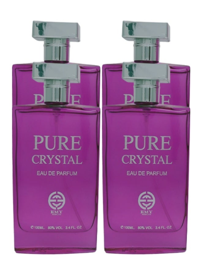 EMYC 4 Pieces Pure Crystal Perfume For Women 100ml EDP - Image 1