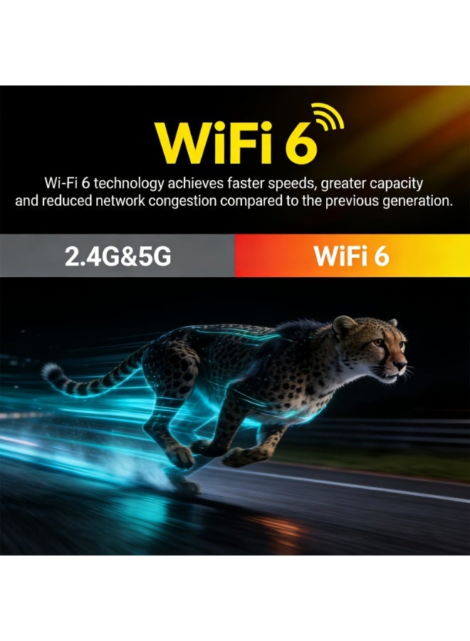 H96 Max Android 14.0 TV Box 2026, H96 MAX H313 4K Ultra HD Streaming Device for TV | 2GB RAM + 16GB ROM, Smart TV Box with Voice Remote, BT 5.4, USB 3.0, HDR 10, 2.4G & 5G WiFi 6 - Image 3