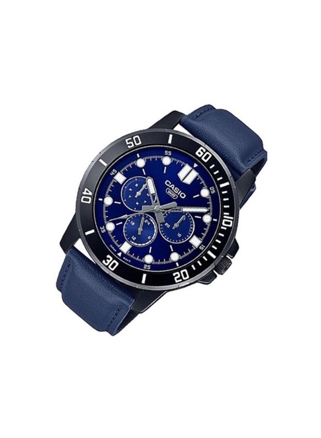 CASIO Leather Analog Watch MTP-VD300BL-2EUDF - Image 1