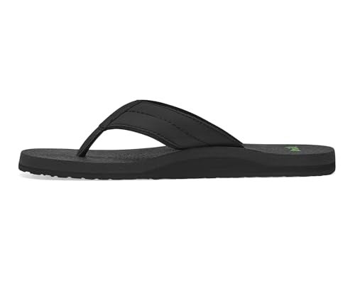 Sanuk Beer Cozy 2 Men's Cushioned Sandals Black - 8 - Image 3