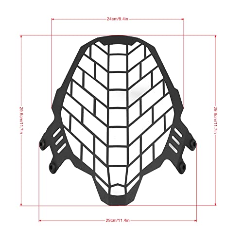 BAIONE Worldmotop Motorcycle Headlight Grille Mesh Grill Cover Headlight Guard Protector Grill Cover Replacement For SUZUKI DL 650 DL650 V-STROM 650 Vstrom 2017-2021 - Image 3