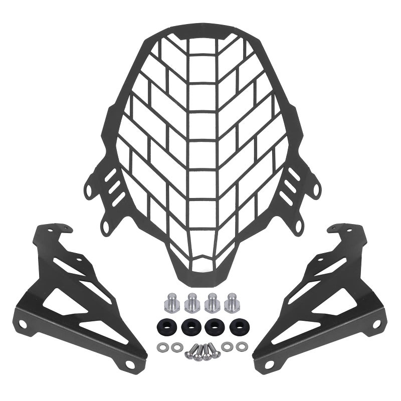 BAIONE Worldmotop Motorcycle Headlight Grille Mesh Grill Cover Headlight Guard Protector Grill Cover Replacement For SUZUKI DL 650 DL650 V-STROM 650 Vstrom 2017-2021 - Image 5