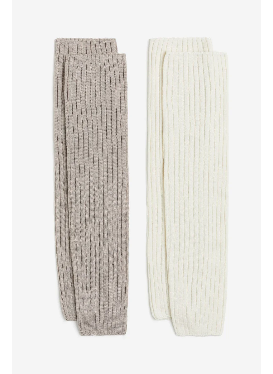 H&M 2-Pack Rib-Knit Leg Warmers