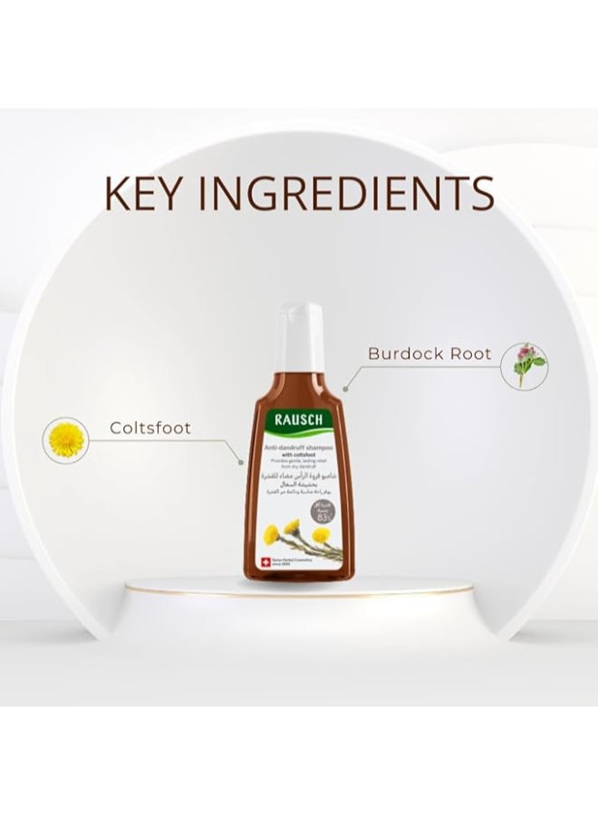 RAUSCH Coltsfoot Anti-Dandruff Shampoo 200 ml - Herbal Relief for Dry Dandruff - Image 5
