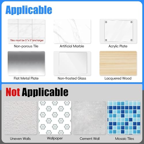 SPECILITE 17 Inch Grab Bars for Bathtubs and Showers Seniors Handles for Elderly Strong Suction Handicap Safety Handrail for Bathroom Toilet Tiles Glass Gray Silver - Image 3