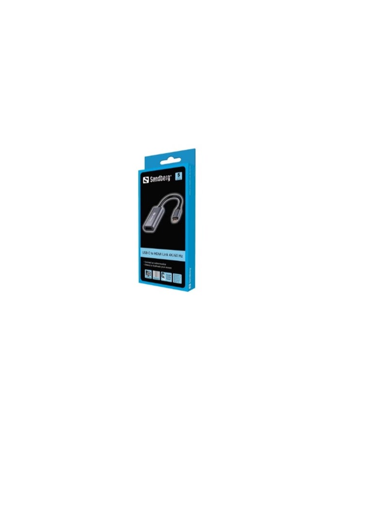 Sandberg Sandberg USB-C to HDMI Link 4K/60 Hz  - Image 2