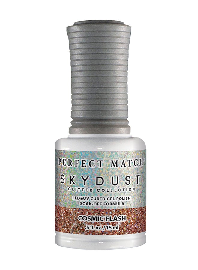 Lechat Gel Nail Polish, Gel Polish Soak Off Led U V Nail Gel Polish Sky Dust Glitter Glitter Freeze Sdms05 - Image 2