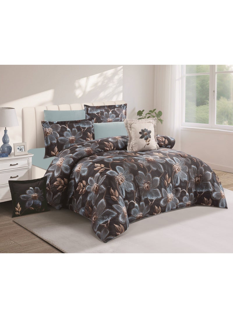 HOURS single bed comforter set, 4 pieces Sheila-08 - Image 4