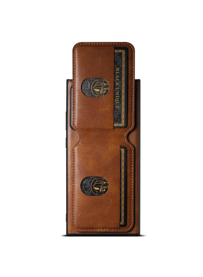 Suteni Case For Samsung Galaxy Note20 Ultra 5G H02 Leather Wallet Stand Back Phone Case - Image 5