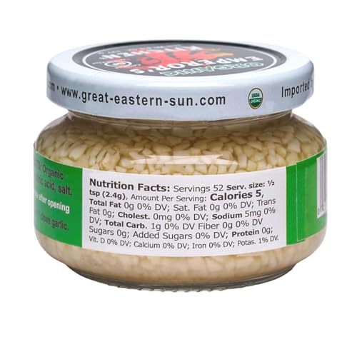 EMPEROR'S KITCHEN Emperors Kitchen Organic Chopped Garlic USDA Certified Organic Vegan Ready to Use 45 oz jar - Image 5